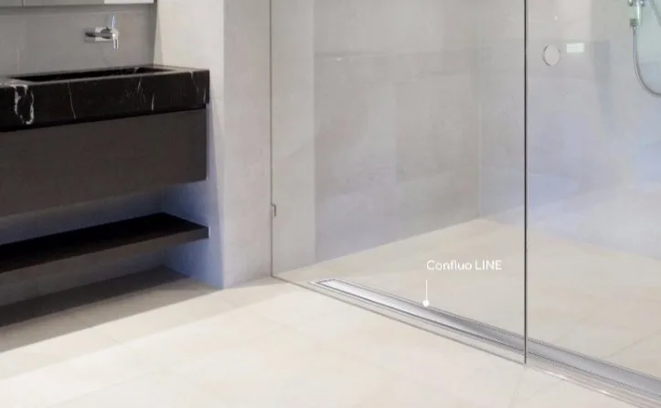 Душевой трап (лоток) Pestan Confluo Premium Line 450, с решеткой Sancos — официальный сайт