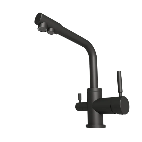 Смеситель для кухни Emar Steel ЕС - 3003N black