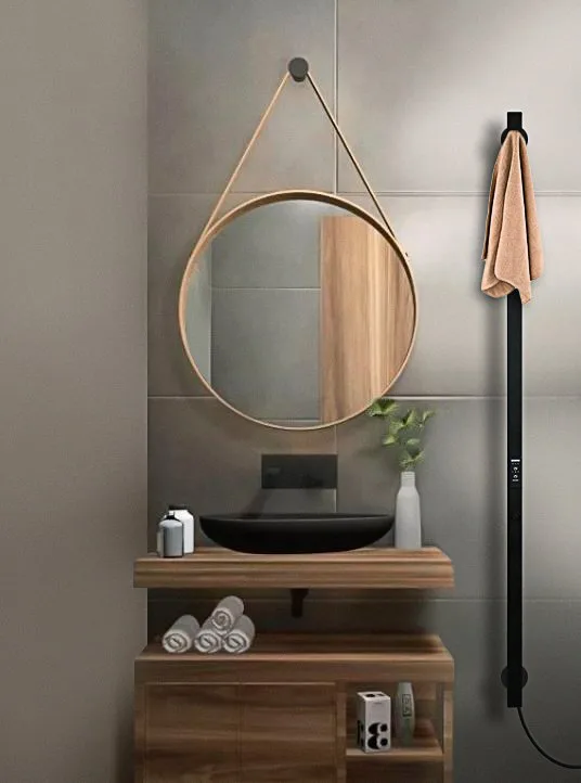Полотенцесушитель электрический Indigo Style Pro LSPRE120-3BRRt черный муар Sancos — официальный сайт