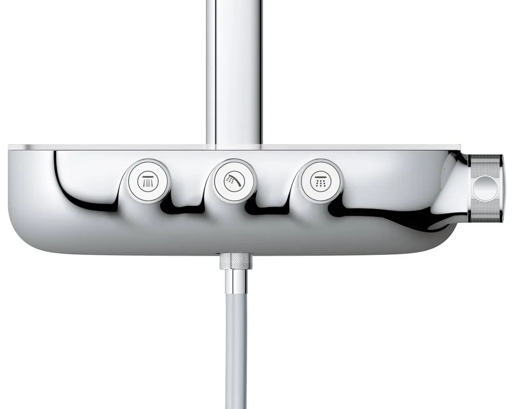 Душевая стойка Grohe Rainshower System SmartControl Duo 360 26250LS0, белая луна Sancos — официальный сайт