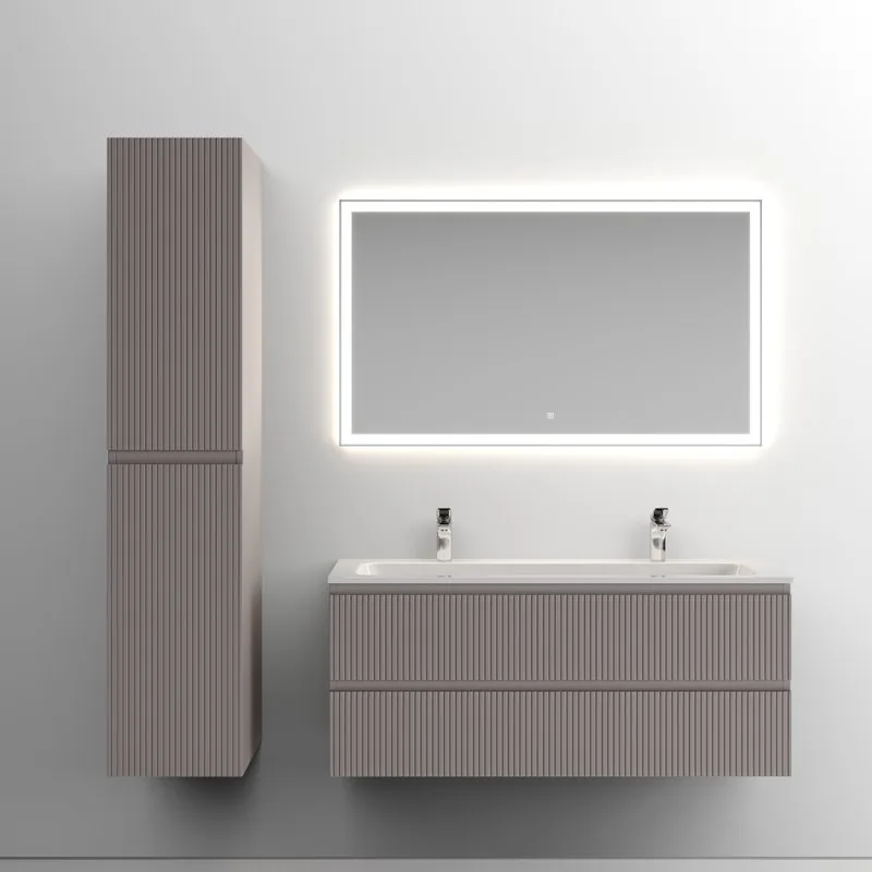 Тумба под раковину Sancos Snob T 120 подвесная Doha soft (пыльная роза), SNT120SM Sancos — официальный сайт