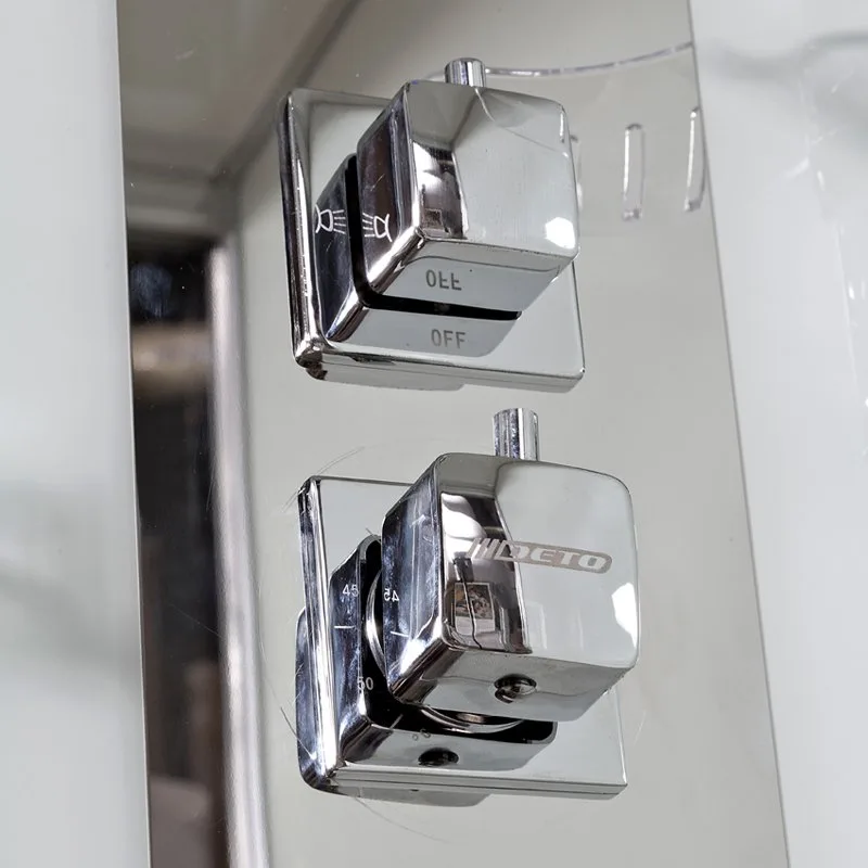 Душевая кабина DTO Z120 KERAVA 120х90, с паром, профиль хром, стекло прозрачное Sancos — официальный сайт