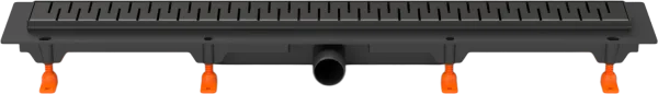 Душевой трап (лоток) MCH Chudej Medium CH950MC 95 см, матовый черный Sancos — Оригинал
