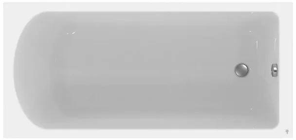 Акриловая ванна Ideal Standard Hotline K274801 без опоры 180x80 см, пристенная, euro white  Sancos — официальный сайт