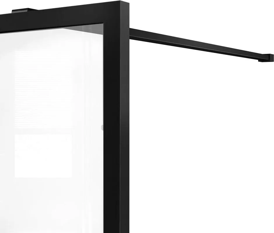 Душевая перегородка Vincea Walk-in HP Art VSW-1HC900CFB 90 см, профиль матовый черный, стекло прозра Sancos — официальный сайт