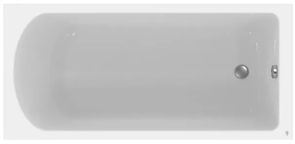 Акриловая ванна Ideal Standard Hotline K274601 без опоры 170x75 см, пристенная, euro white  Sancos — официальный сайт