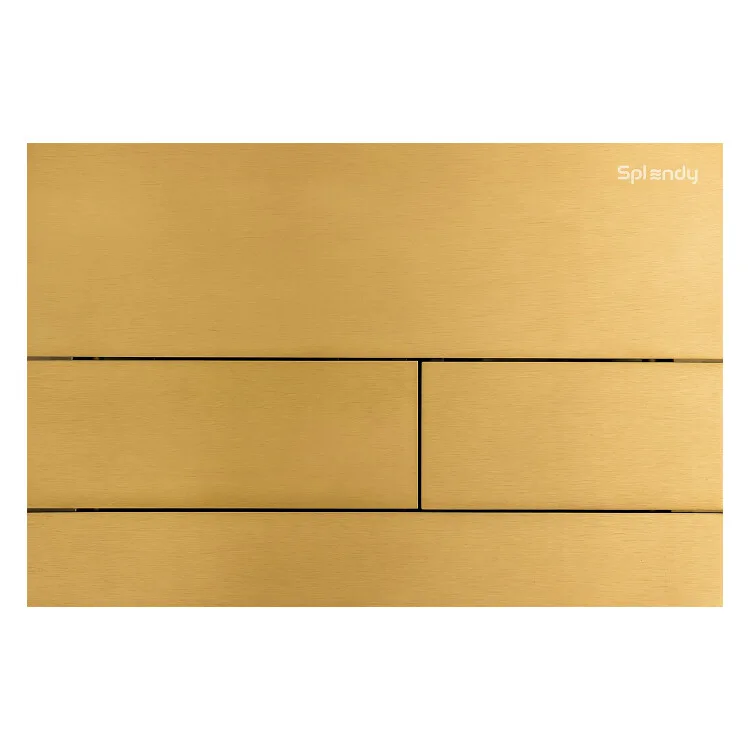 Кнопка смыва Splendy Stable Mood SM302TMGM брашированное золото Sancos — официальный сайт