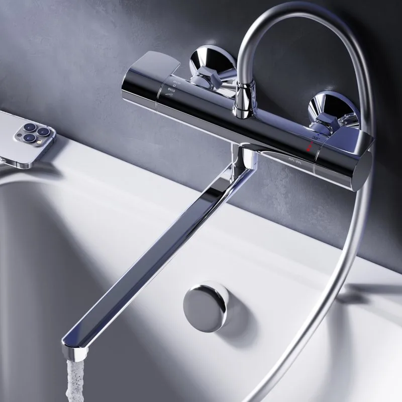 Термостатический смеситель AM.PM X-Joy F85A50900, хром Sancos — официальный сайт