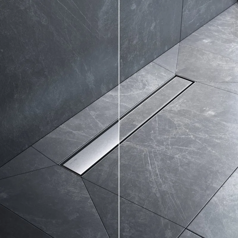 Душевой трап (лоток) AM.PM MasterFlow Tile 50 см, сталь матовая Sancos — официальный сайт