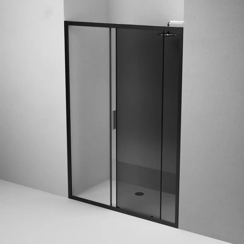 Душевая дверь в нишу AM.PM Gem Solo W90G-140-1-195BG 140 см Sancos — официальный сайт