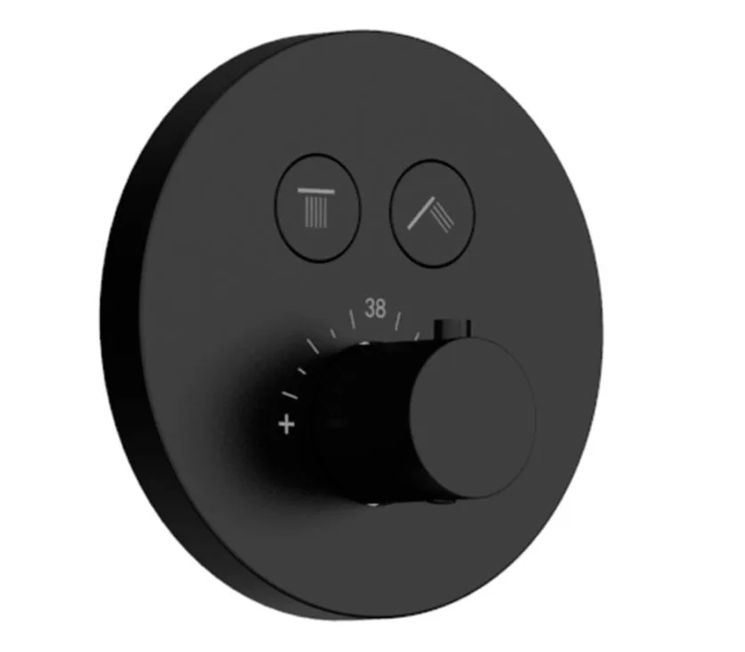 Душевой комплект AQUAme AQM8401MB, С ВНУТРЕННЕЙ ЧАСТЬЮ, черный матовый Sancos — официальный сайт