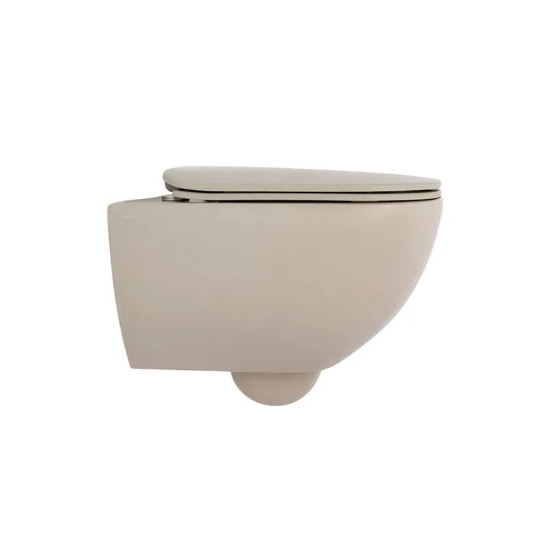 Унитаз подвесной Plumberia Selection Ixo ceramica KIT XO5000TT Slim безободковый, с микролифтом, мат Sancos — официальный сайт