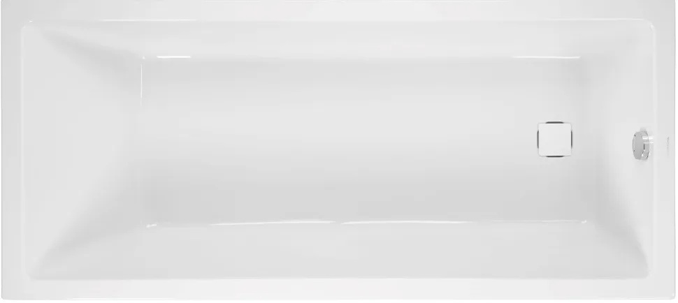 Акриловая ванна Vagnerplast Cavallo 160x70 см, пристенная, ультрабелая Sancos — официальный сайт