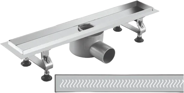 Душевой трап (лоток) RGW Shower Drain SDR-01-80-E1 80 см, с решеткой и опорами Sancos — официальный сайт