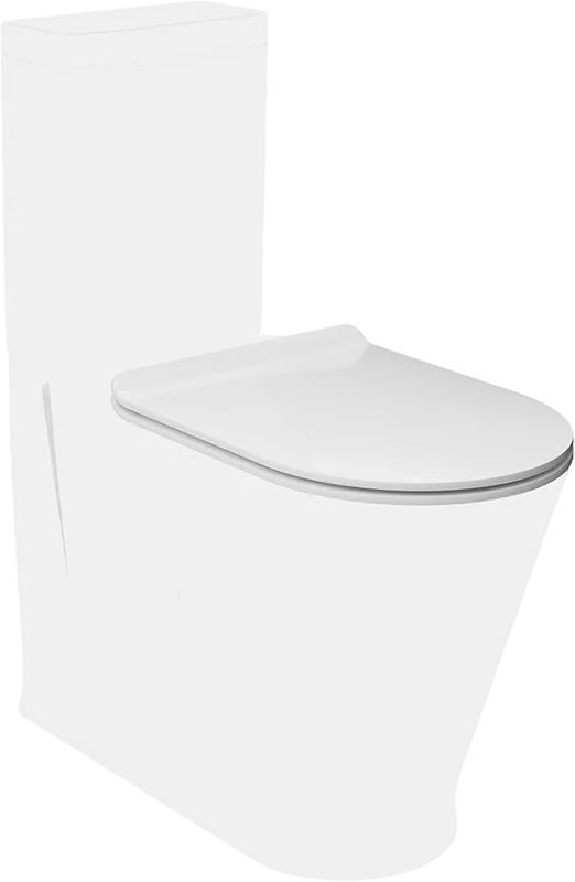 Крышка-сиденье Kerama Marazzi Plaza Modern PLMR.seat.02\WHT с микролифтом, глянцевый белый Sancos — официальный сайт
