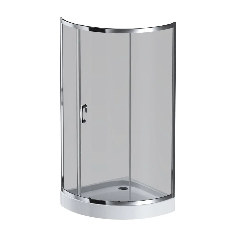 Душевой уголок AM.PM Like W83UG-315-090CG 90x90 профиль хром, стекло тонированное Sancos — официальный сайт