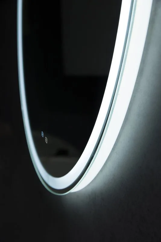 Зеркало круглое BelBagno SPC-RNG-700-LED-TCH-SND с голосовым управлением и подогревом Sancos — официальный сайт