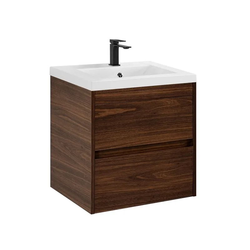 Тумба под раковину без столешницы Art&Max Family-M 50 подвесная, bourbon oak Sancos — официальный сайт