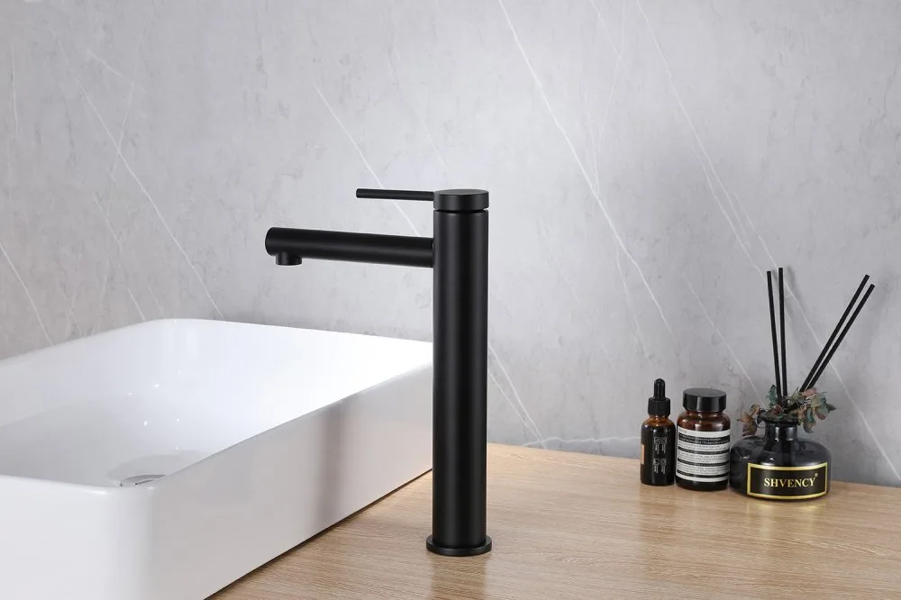 Смеситель для раковины Abber Emotion AF8811B черный Sancos — официальный сайт