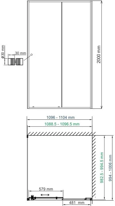 Душевой уголок Wasserkraft Dill 61S16 Sancos — официальный сайт