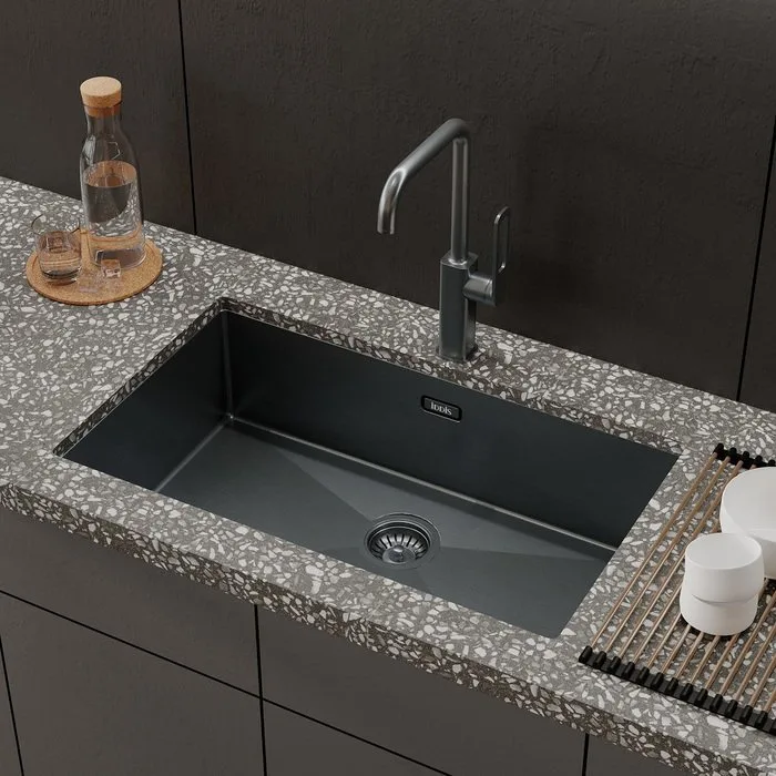 Мойка кухонная IDDIS Edifice EDI74G0i77 графитовая Sancos — официальный сайт