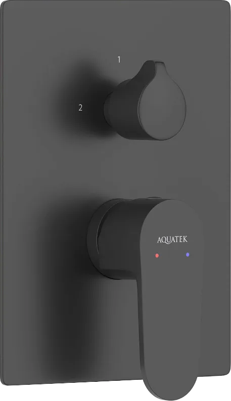 Встраиваемый смеситель AQUATEK Оберон AQ1247MB С ВНУТРЕННЕЙ ЧАСТЬЮ, 3 режима, матов Sancos — официальный сайт