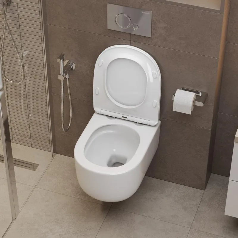 Унитаз подвесной BelBagno Soft BB084CH-TOR BB2034SC с микролифтом, безободковый, белый Sancos — официальный сайт