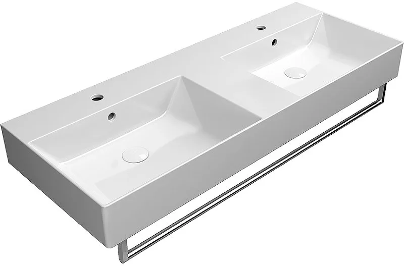 Накладная раковина GSI Kube X 9424011 120 см Sancos — официальный сайт