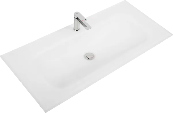 Мебельная раковина BelBagno BB1010/465-LV-VTR-BO матовая белая Sancos — Оригинал