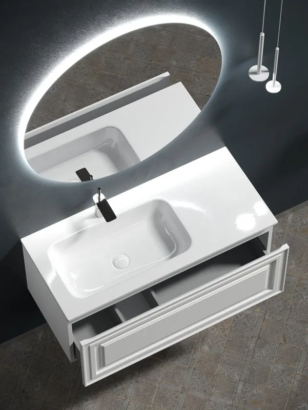 Тумба с раковиной Sancos Very 100 L bianco Sancos — официальный сайт