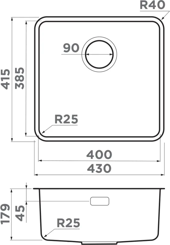 Мойка кухонная Omoikiri Omi 43-U/I Ultra-GB графит Sancos — официальный сайт