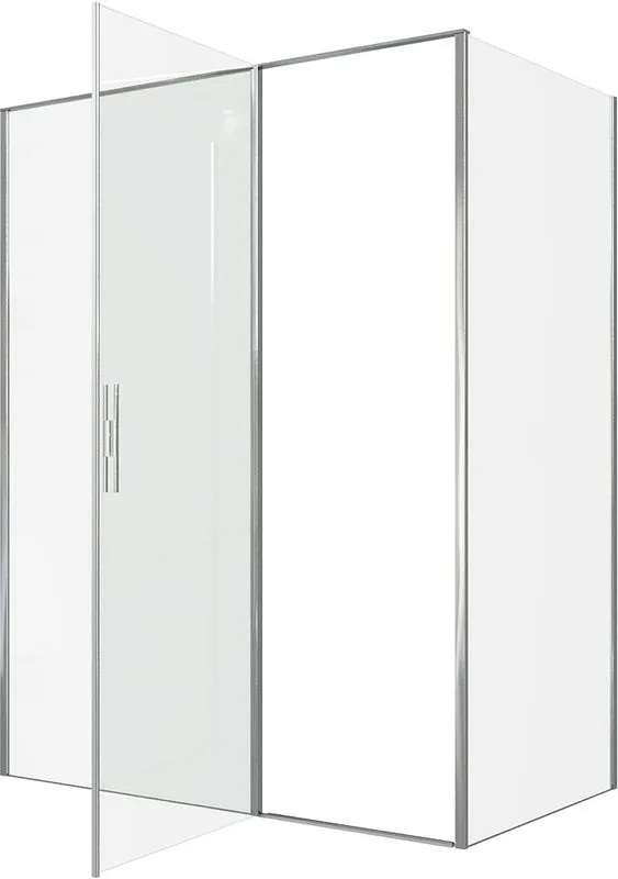Душевой уголок Allen Brau Priority 160x90, профиль хром, стекло прозрачное Sancos — официальный сайт