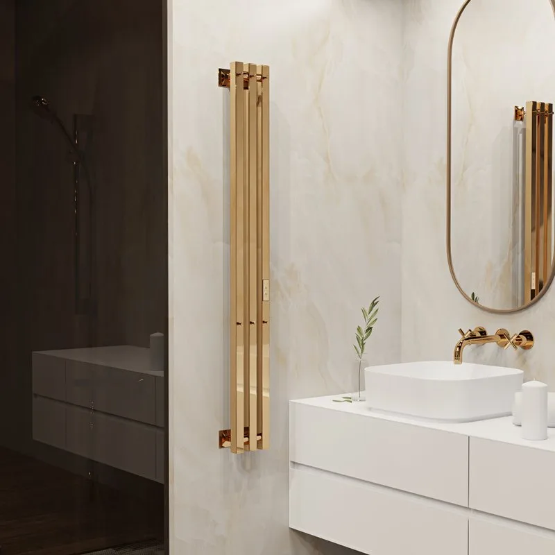 Полотенцесушитель электрический Indigo Style 3 PRO LSPRE120-13GDRt золото Sancos — официальный сайт