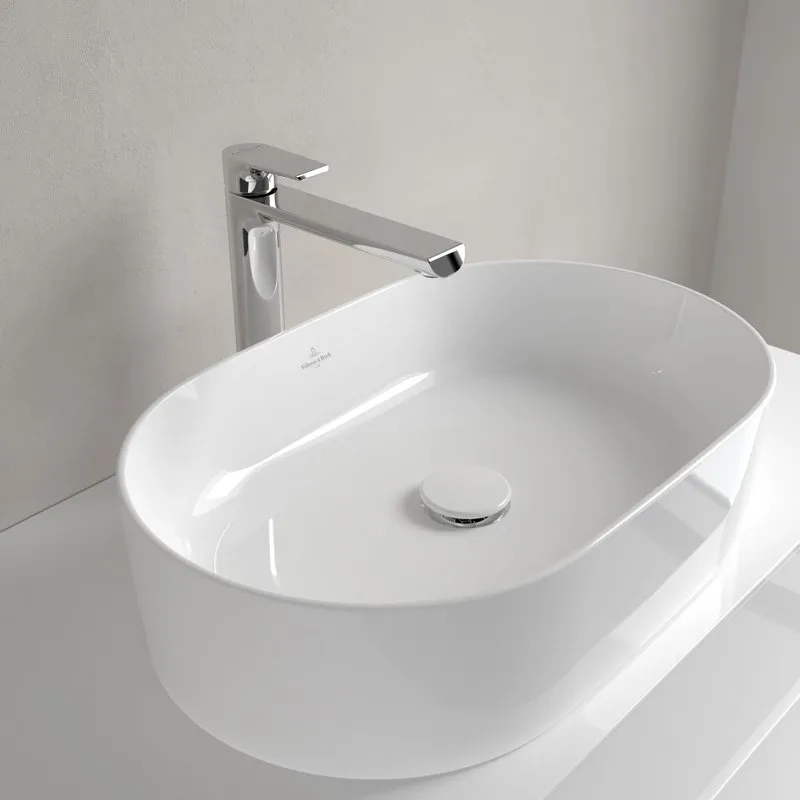 Накладная раковина Villeroy & Boch Collaro 4A1956R1 альпийский белый, CeramicPlus Sancos — официальный сайт