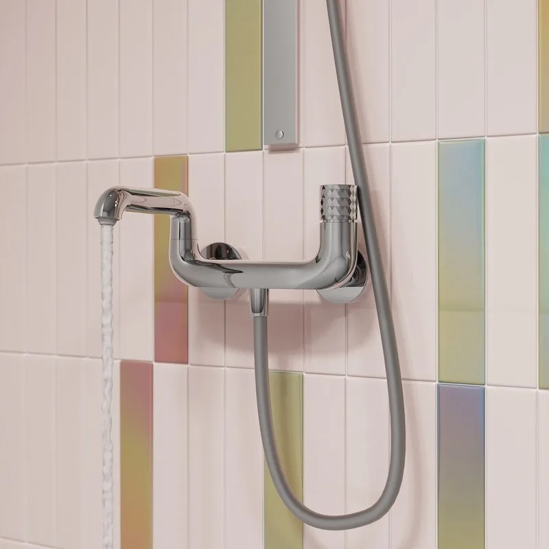 Смеситель для ванны с душем IDDIS Twist TWISBBTi02WA, хром Sancos — официальный сайт