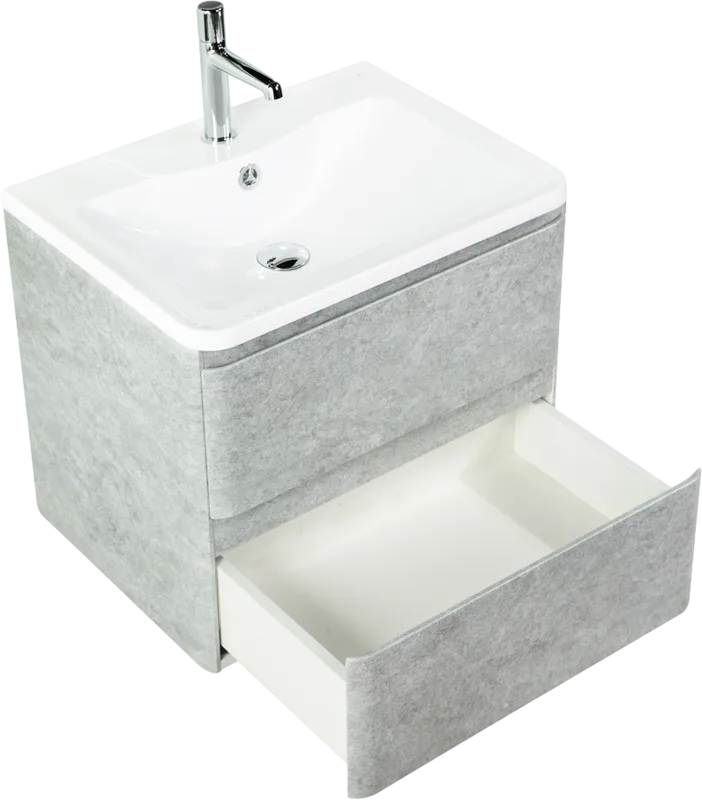 Тумба под раковину без столешницы BelBagno Albano 60 подвесная, cemento verona grigio Sancos — официальный сайт