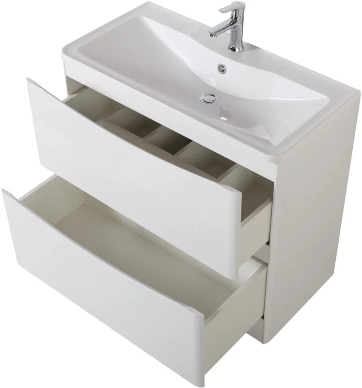 Тумба под раковину без столешницы BelBagno Acqua 100 напольная, bianco lucido Sancos — официальный сайт