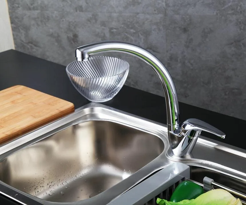 Смеситель для кухни Emar Steel ЕС - 3013 хром Sancos — официальный сайт