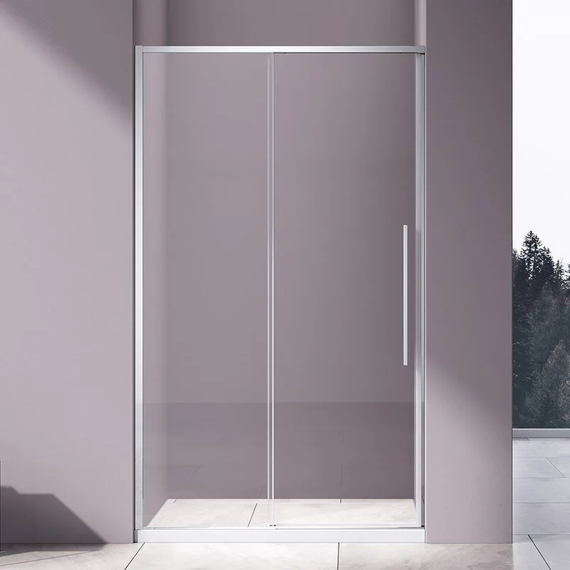 Душевая дверь в нишу Vincea Slim-N VDS-4SN100CL 100 см, профиль хром Sancos — официальный сайт
