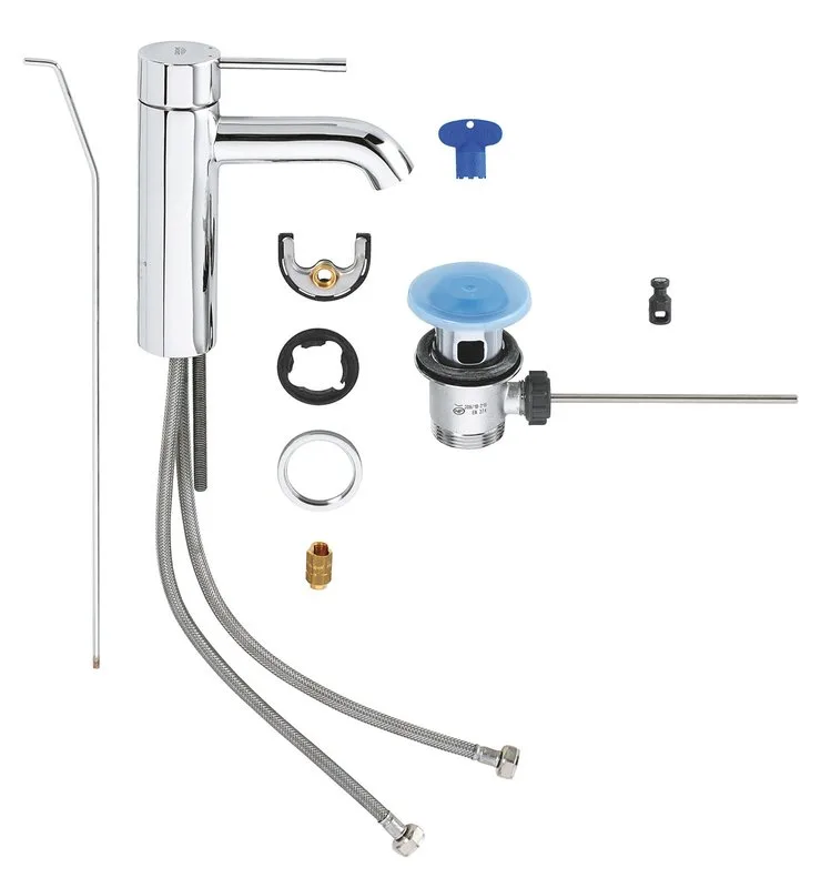 Смеситель для раковины Grohe Essence New 23589001 Sancos — официальный сайт
