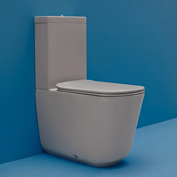 Крышка-сиденье Kerasan Tribeca 519159 grigio matt Sancos — официальный сайт