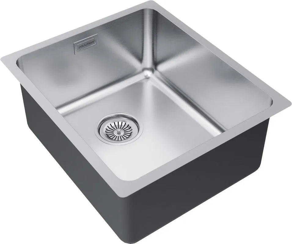 Мойка кухонная Paulmark Vista PM904438-BS брашированная нержавеющая сталь Sancos — официальный сайт