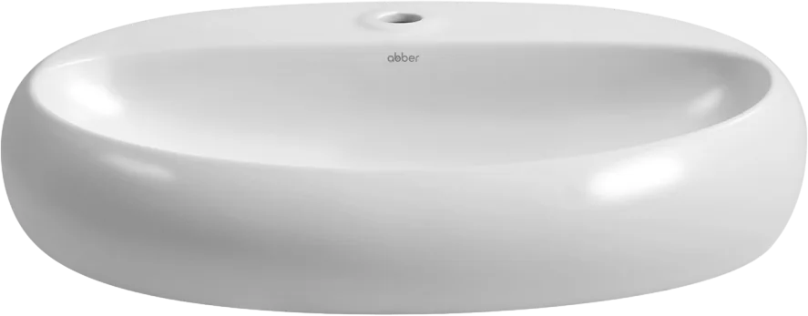 Накладная раковина Abber Bequem AC2112 белая Sancos — официальный сайт