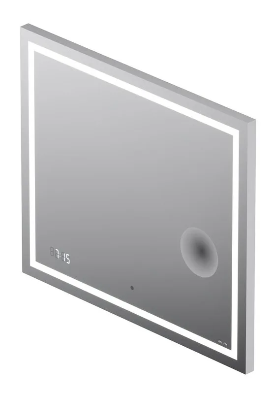 Зеркало AM.PM Gem 80 с LED-подсветкой, часами и косметическим зеркалом Sancos — официальный сайт