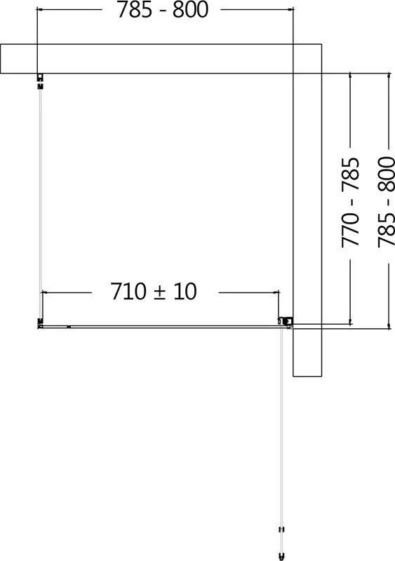 Душевой уголок AQUAme AQM5215-RH-8 80х80, профиль черный матовый Sancos — официальный сайт