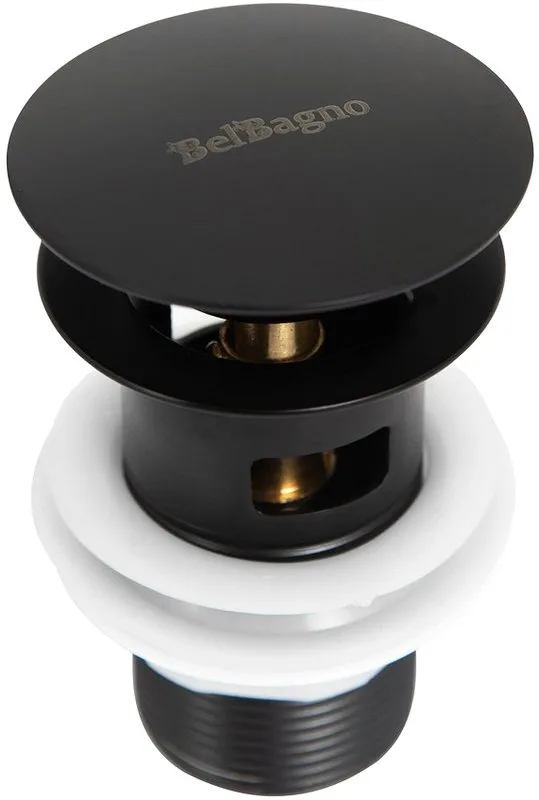 Донный клапан для раковины BelBagno BB-SAT-NERO Sancos — официальный сайт