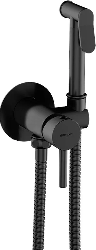 Гигиенический душ Damixa Option 217000000 со смесителем, С ВНУТРЕННЕЙ ЧАСТЬЮ, черный Sancos — официальный сайт