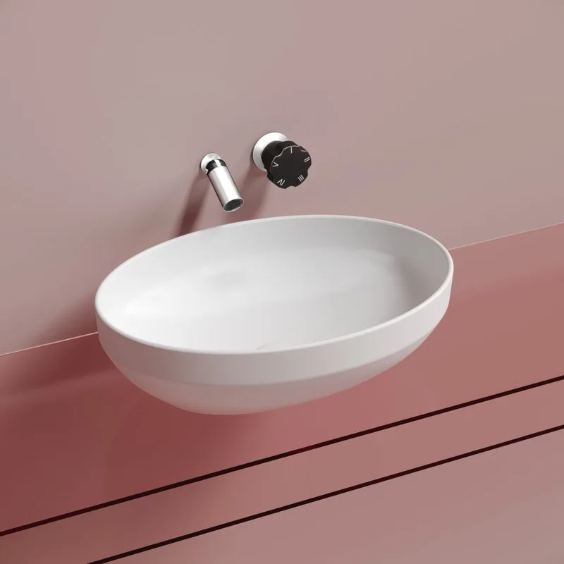 Накладная раковина Ceramicanova Element CN6056MW белая матовая Sancos — официальный сайт