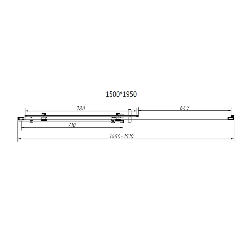 Душевой уголок Vincea Como-N VSR-4CN8015CGB 150х80 см, профиль матовый черный, стекло тонированное с Sancos — официальный сайт