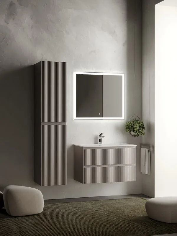 Тумба с раковиной Sancos Snob R 80 см, doha soft Sancos — официальный сайт